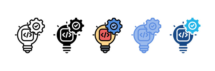 Custom Software Icon Element For Design