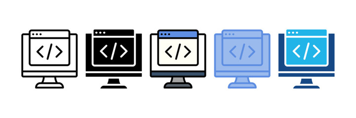 Development Frontend Icon Element For Design