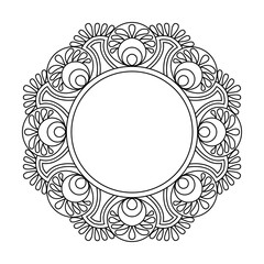 Symmetrical Mandala Full of Peace