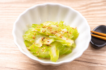 セロリの甘酢和え