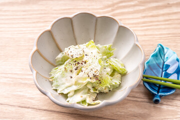 セロリのマヨネーズ和え