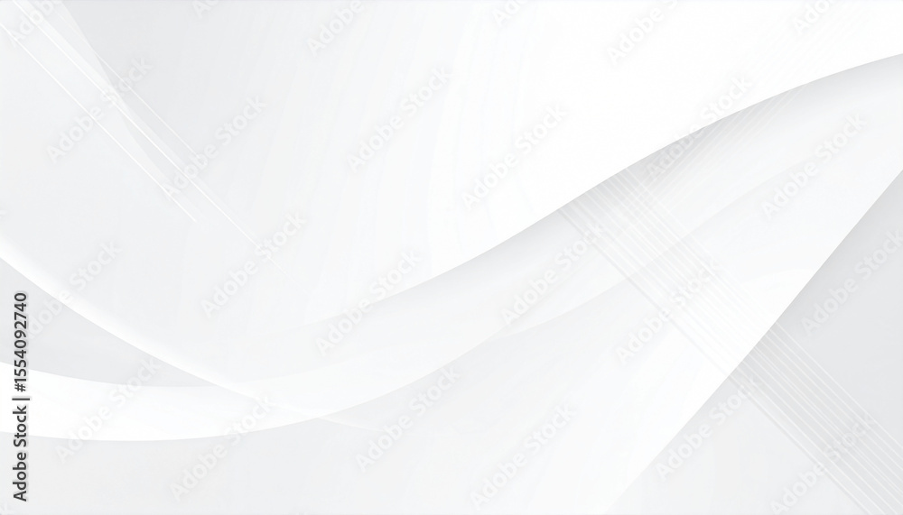 Poster abstract grayscale artwork featuring flowing, curved lines and subtle shading creating a sense of de