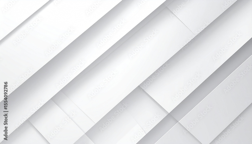 Aufkleber abstract grayscale image featuring overlapping, diagonal rectangular shapes with subtle shading, cre