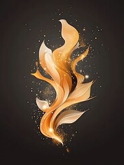 Golden Fluidity Ephemeral Embers Liquid Light Dance Amber Genesis Celestial Bloom Radiant Cascade Ochre Reverie Glowing Tapestry Fluid Firelight Silk and Ember Autumn's Embrace