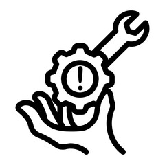 wrench Line Icon