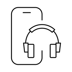 Smartphone Line Editable Stroke Icon. Mobile Phone Functions, Settings, Technology, Apps, Security, Shopping, Mobile Wallet, Marketing, Promotion, Communication Vector Illustration