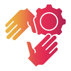 support Gradient icon