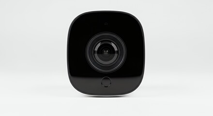 Security Camera Close Up Shot for Home Safety and Surveillance