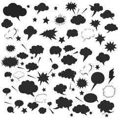 Speech burst vector set design,bubble speech design, vector set,speech bubble Vector illustration,a yellow and white sunburst,Colorful colourful vector 