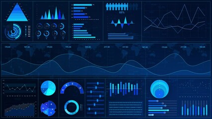 Business Corporate Data analyzing abstract particles digital technology clean presentation. AI Big Data Fusion, Future of Advanced Data Analysis, Neural Network Algorithms Data Science Exploration - Powered by Adobe