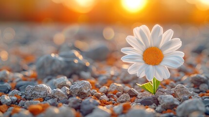 Withering Flowers And Dry Hills Due To Falling Water Levels