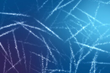 Naklejka premium Electric Blue Lightning Veins Abstract Background