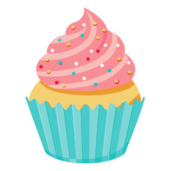Fruits cake Vector Prompts (White Background)