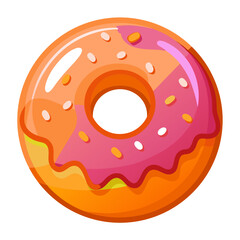 Fruits cake Vector Prompts (White Background)