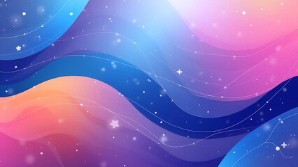 Abstract Wavy Background with Delicate Lines and Subtle Particle Effects Creates a Visually Stunning and Mesmerizing Digital Landscape Painting Art
