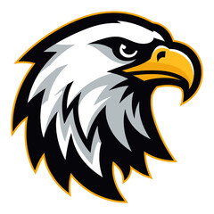 Fototapeta premium Eagle head mascot logo