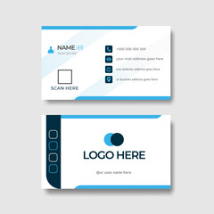 Modern business card template, Double-sided creative business card template, Creative and modern business card template editable,