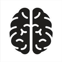 Brain icon. Brainstorming icon