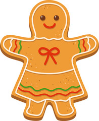 hristmas Gingerbread Girl Cookie

