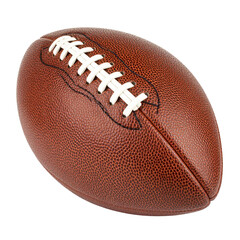 Untitled design - Classic American Football with Textured Leather, isolated on a white background