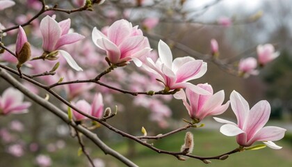 Fototapeta premium pink cherry blossom