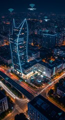 Futuristic Smart City with IoT and Digital Infrastructure for Urban Innovation