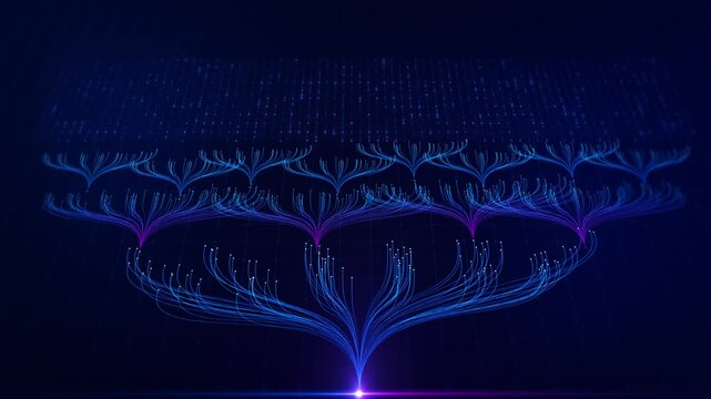 Neural networks big data analytics business intelligence insights, process optimization. AI driven technology powers automation enabling analysis neural Machine learning circuit board Deep learning 3D - Powered by Adobe