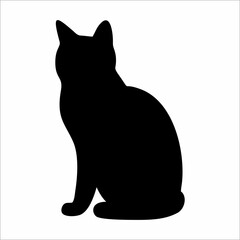 silhouette of a cat
