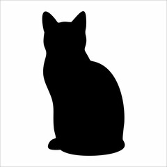 silhouette of a cat