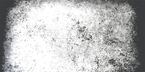 Vintage monochrome black and white grunge texture. The pattern of ink spots, splashe, Destroyed crumbled plaster on aged painted brushed surface. Shabby exterior city putty. Rough grunge chipped edges