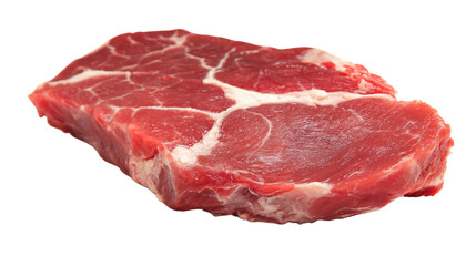 Obraz premium a piece of meat on a white surface