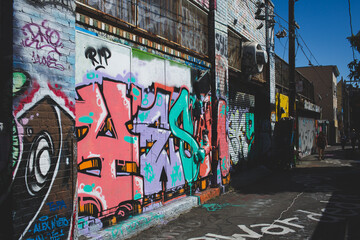 graffiti on the wall