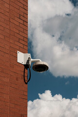 security camera on the roof