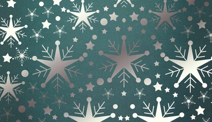 Snowflake wallpaper pattern