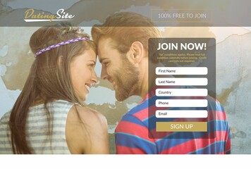 Subscription form on dating site