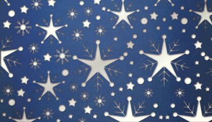 Snowflake wallpaper pattern