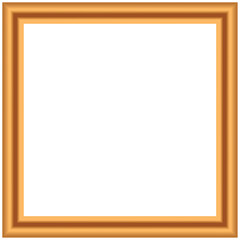 Obraz premium Squared golden vintage textured wooden frame for your design. Vintage cover. Place for text. Vintage antique gold beautiful frames for paintings or photographs. Template vector illustration.