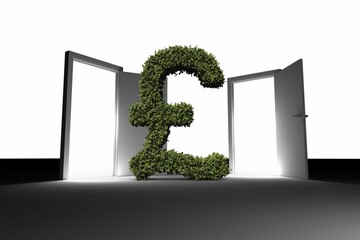 Pound in middle of open doors