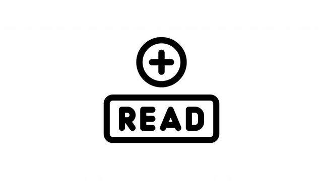 read more minimalist stroke animation