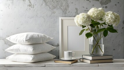 Beautiful floral vase decoration for a luxurious home interior