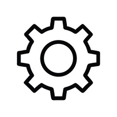 Simple gear icon, perfect for settings or options