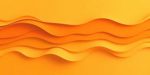 Orange Vibrant Wave Flow Backgrounds