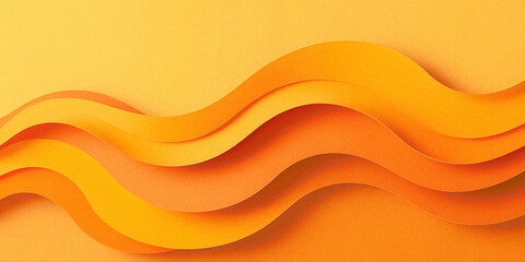 Orange Vibrant Wave Flow Backgrounds