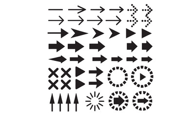 Arrow icon set