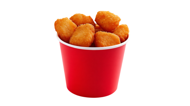 a red cup filled with tater tots