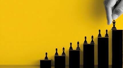 Strategic goal realignment business setting visual content productive environment close-up perspective vision-driven success