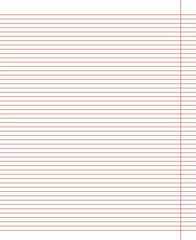 Grid paper. Abstract striped background with color horizontal lines. Geometric pattern for school, wallpaper, textures, notebook. Lined paper blank isolated on transparent background.