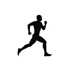running man silhouette