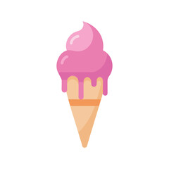 chocolate ice cream, Ice cream cone, ice cream icon