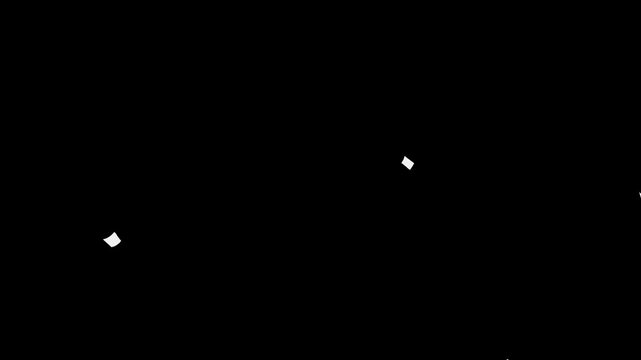Confetti falling animation 
